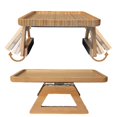 thumbnail image 3 of Portable Sofa Armrest Clip Tray Armrest Tray for Cupcake dark Brown, 3 of 5