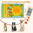 thumbnail image 5 of ARC Snuffle Mat for Dogs with Free Dog Leash, 32"×20" Pet Mat for Large Dogs and Cats Gift Snuffle Mat Interactive Dog Feeding Mat Help Mental Stimulation and Stress Relief, 5 of 5