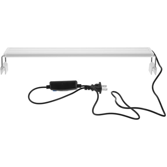 ULTNICE LED Fish Tank Light with White Color and Plastic Material for Aquarium Lighting Use 4050cm