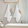 thumbnail image 4 of Dreamtimes Cute Panda Head Hand Towels 2 PCS, Ultra Soft and Highly Absorbent, Forest Animal Decorative Fingertip Towel for Home, Bathroom, Kitchen, 28.3"x14.4", 4 of 5
