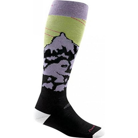 Darn Tough Women's Yeti Over-the-Calf Light Socks, Lime,