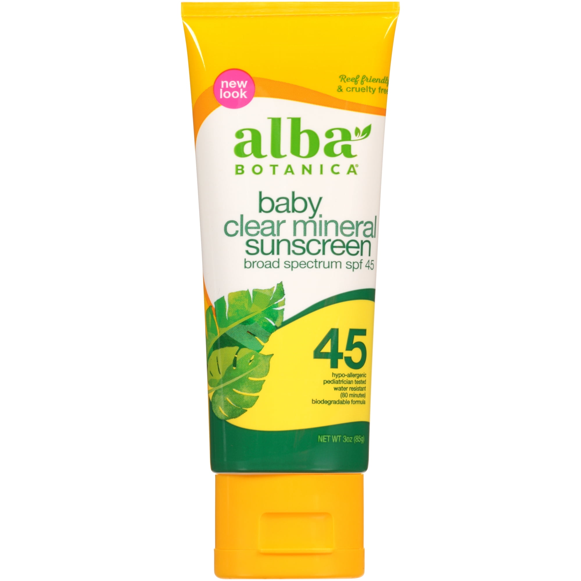 Alba Botanica Baby Sheer Mineral Sunscreen Lotion SPF 50, 3 fl oz