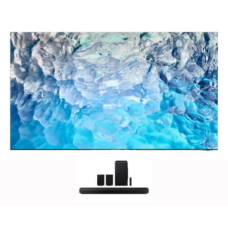 Samsung QN85QN900BFXZA 85" 8K QLED UHD HDR Smart Infinity-Screen TV with a Samsung HW-Q990B Adaptive Soundbar with Surround Sound (2022)