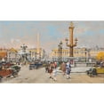 thumbnail image 3 of Eugène Galien-Laloue 14x10 Black Modern Framed Museum Art Print Titled - Place De La Concorde, 3 of 5