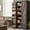 Rustic Brown, variant on Food Pantry Storage Cabinet with Led Light, 71" Tall Farmhouse Kitchen Pantry Cabinet with Adjustable Shelves