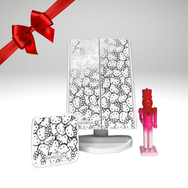 Impressions Vanity Hello Kitty Lighted Makeup Mirrors Bundle, Supercute