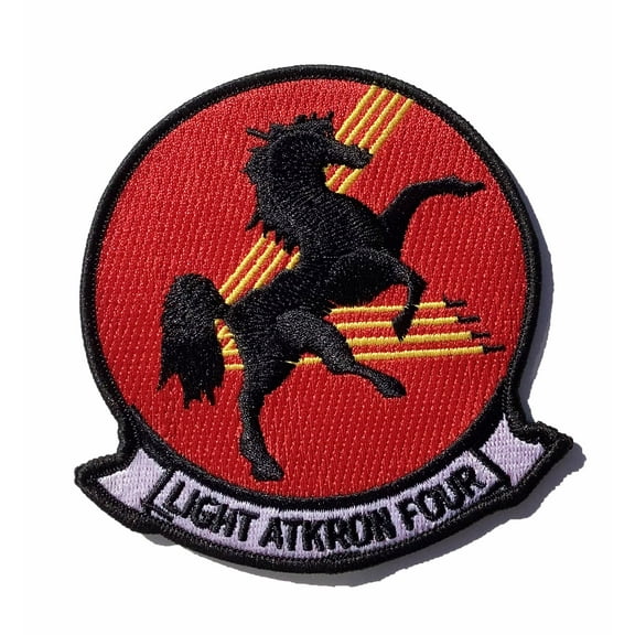 VAL-4 Black Ponies Patch - Sew On