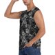 thumbnail image 3 of Balery Black Cats In A Garden Camisetas sin mangas para hombre, absorbe la humedad y protege contra el mal olor.-Small, 3 of 7