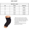 thumbnail image 2 of Genouillère Paire Genouillères Antidérapantes pour Basketball Protection Rembourrée Compression Respirante Hexpad - 2 Packs-Noir, 2 of 7