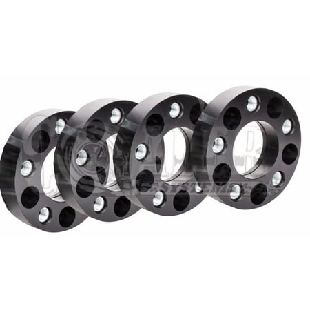 4 X 1.5" Thick Black Wheel Spacers 6x4.5 For Dodge Durango Dakota Trucks
