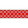 Trend Moroccan Bolder Borders - Precut, Durable, Reusable - 2.75" Height x 429" Width - Red, White - 1 Pack