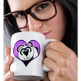thumbnail image 2 of 3drose, Panda Bear Heart Cartoon, 11oz Mug, 2 of 6