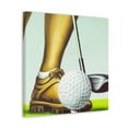 thumbnail image 2 of Golfing at Sunset Glow - Canvas, 2 of 10