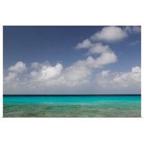 Great BIG Canvas | "Bonaire, Pink Beach, Beach View" Art Print - 24x16