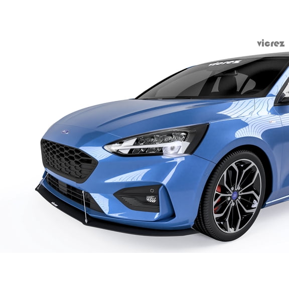 Vicrez Front Splitter VZR Style vz101081 | Ford Focus ST 2019-2019