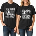 thumbnail image 2 of WALKING BY FAITH TRIPPING CONSTANTLY T-Shirt – Bold Text Design – Spiritual Humor – Perfect for Faithful Friends, 2 of 5