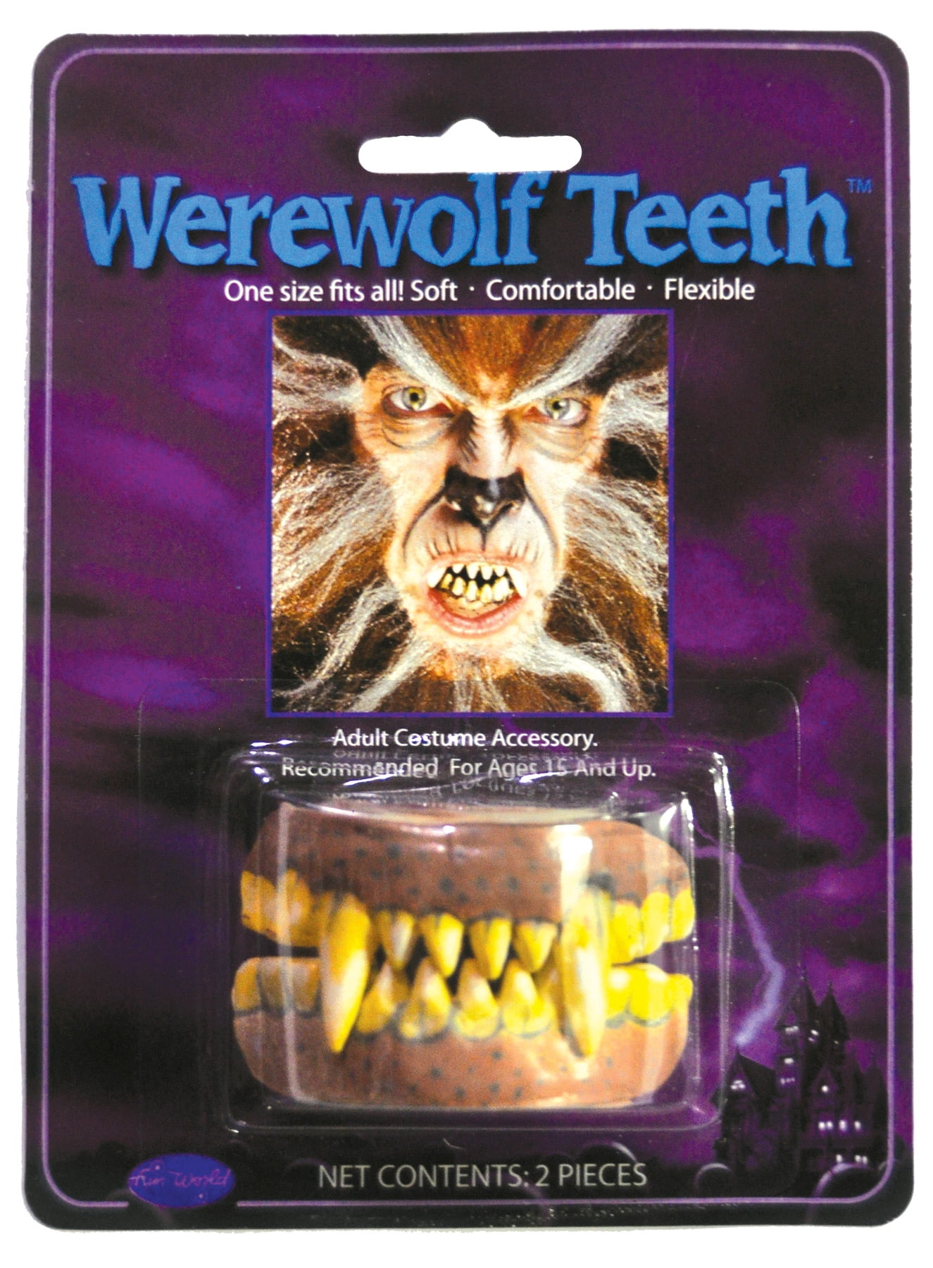 Werewolf Teeth Adult Halloween Accessory