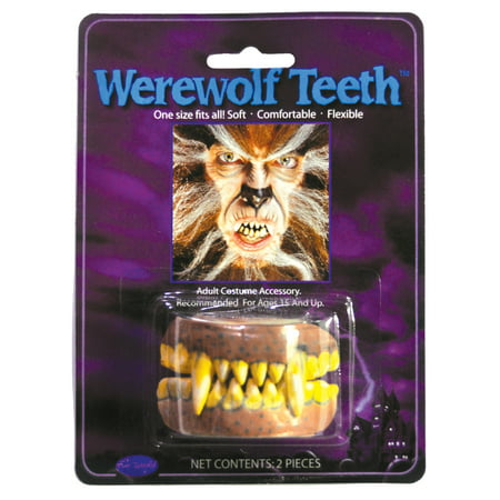 Werewolf Teeth Adult Halloween Accessory