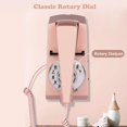 thumbnail image 3 of Teléfono de pared con cable Artisam vintage de disco giratorio rosa, 3 of 7