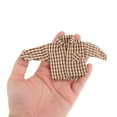 thumbnail image 2 of 1/12 Scale Shirt Mini Clothing Durable Trendy Portable Soft Miniature Outfits Doll Clothes for 6" Male Action Figures Doll Model Accessory Khaki, 2 of 8