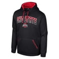 thumbnail image 2 of Men's Colosseum Black Ohio State Buckeyes Reese Pullover Hoodie, 2 of 3