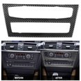 thumbnail image 4 of Akozon  Air Conditioning Panel Trim, Carbon Fiber Air Conditioning Panel Frame CD Panel Cover Trim For F25 X3 2011-2017 For F26 X4 2014-2017, 4 of 8