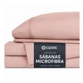 thumbnail image 1 of Juego de Sábanas Individual de Microfibra Esquimal, Hipoalergénicas para Colchones de hata 40 cm alto , Encanto, 1 of 7