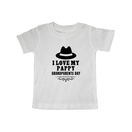 

Inktastic Grandparents Day I Love My Pappy Gift Baby Boy or Baby Girl T-Shirt