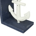 thumbnail image 4 of DecMode 6" Anchor Blue Metal Bookends (Set of 2), 4 of 8