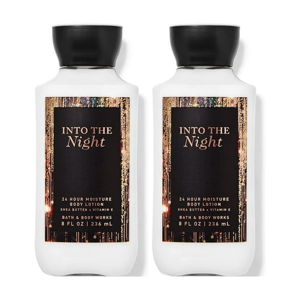 Loción Bath & Body Works Into The Night 236 ml, paquete de 2
