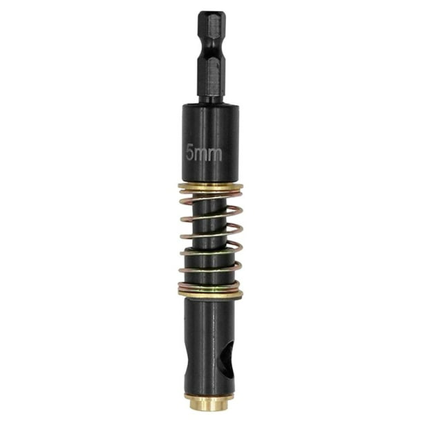 Broca autocentrante HSS duradera para bisagras de puertas y armarios, ideal para trabajos de carpintería. 5mm