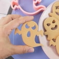 thumbnail image 5 of 10 Piece Halloween Cookie Cutter Set, Ghost Face Biscuit Cutters Plastic, Fondant Moulds For Biscuits Cookies Cake Decorating, Baking Accessories Stamp, 5 of 7