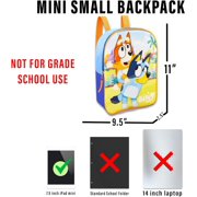 Bluey 11 Mini Backpack Orange Line