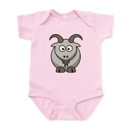 

CafePress - Cartoon Goat Infant Bodysuit - Baby Light Bodysuit Size Newborn - 24 Months