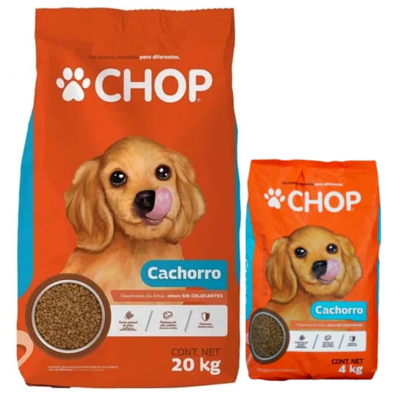 Chop Cachorro 20 Kg + Chop Cachorro 4 Kg