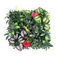 thumbnail image 1 of Panel de césped artificial de 25 x 25 cm, ideal para decorar paredes, con de polipropileno, ideal para patios y porches. Multifuncional. Estilo D, 1 of 7