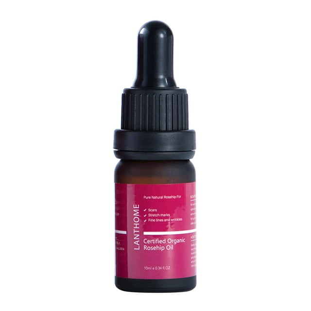 10G Aceite Hidratante las cicatrices Estrías Líneas Suero facial Cabello encrespado Antienvejecimiento Mejora la shamjiam Aceite de rosa mosqueta