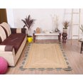 thumbnail image 4 of Natural Jute Scalloped Rug Bohemian Rug Decor Rug Handwoven Rug Custom Rug Decorative Rug (Grey, 2x8 ft), 4 of 7