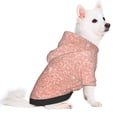 thumbnail image 2 of Sikiie Rose Gold Glitter Dog Hoodie,Dog Clothes,Dog Sweatshirt ,Dog Shirt, Dog Clothes for Puppy Kitten Small Dogs Cats-Medium, 2 of 7
