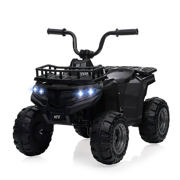 Cuatrimoto Eléctrica Infantil Vehículo Montable 12V con Luces LED