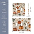 thumbnail image 2 of Yayeee Toggle Light Switch Wall Plate 2-Gang 4.56"x4.48" Decorative Outlet Cover, Beige Fall Coffee, 2 of 7