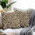thumbnail image 2 of Leopard Texture Outdoor Pillow Covers Pack of 2 Wild Animal Camo Waterproof Throw Pillow Covers Decorative Cushion Cases for Patio Garden Tent Balcony Couch 16x16 inch, 2 of 8