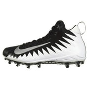 NEW Nike Alpha Menace Pro Mid Football Cleats White/Silver/Black - Pick Size