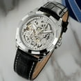 thumbnail image 6 of Brand Mens Watches Automatic Self-Wind Skeleton Mechanical Watch Waterproof Genuine Leather Strap Luxury Sports Wristwatch, 6 of 15