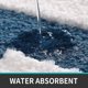 thumbnail image 3 of Bath Mat 40 x 60 cm, Non Slip Bathroom Mat Soft and Water Absorbent Bath Rug, Machine Washable Durable Floor Mat, Blue, 3 of 4