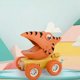 thumbnail image 2 of Coche de dinosaurio infantil Baoblaze Pterodáctilo Naranja, 2 of 5