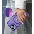 thumbnail image 3 of Funda de teléfono Diverbox para iPhone 15 con MagSafe Lavender Purple, 3 of 7