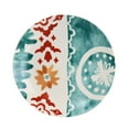 thumbnail image 4 of Spice by Tia Mowry Savory Saffron 18 Pc Ceramic Dinnerware Set in Teal - 18 pc, 4 of 5