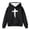 Black, variant on Girls' Fashion Hoodies Oversized Graphic Printed Cozy Hooded Long Sleeve Pullover Top Pocketed Back To School Daily Wear Girl's Sweatshirts Black 4 Years-5 Years