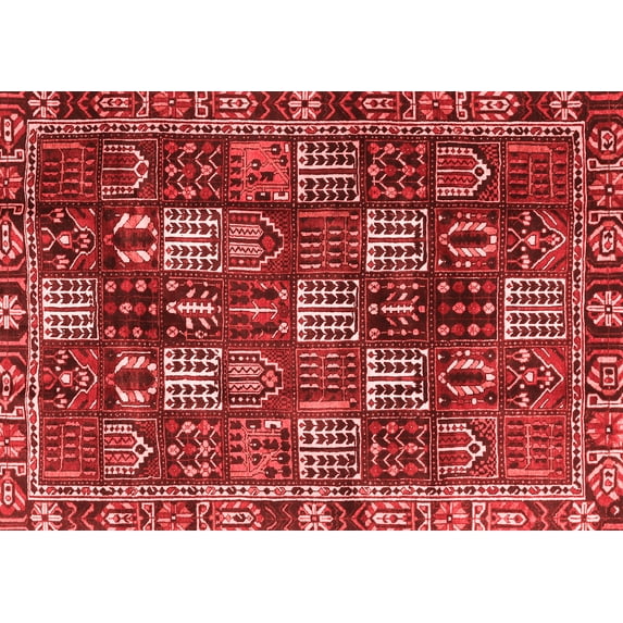 Ahgly Company Indoor Rectangle Persian Red Traditional Area Rugs, 4' x 6'